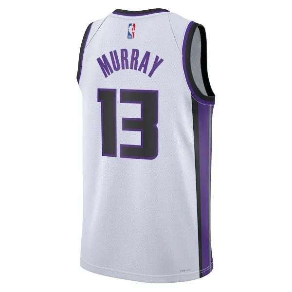 Nike Sacramento Kings Keegan Murray Miesten Pelipaita Association Edition 2023-24 Swingman Valkoinen
