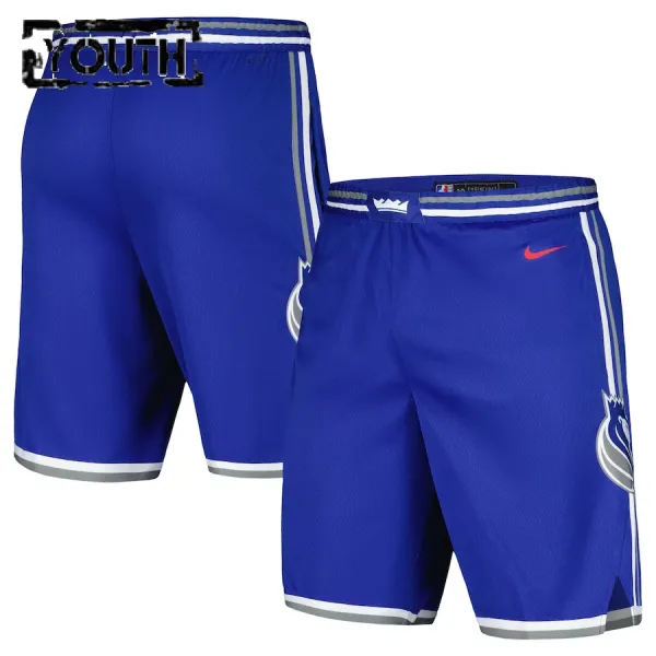 Nike Sacramento Kings Lasten Shortsit City Edition 2023-24 Swingman Sininen Nike Sacramento Kings Lasten Shortsit City Edition 2023-24 Swingman Sininen
