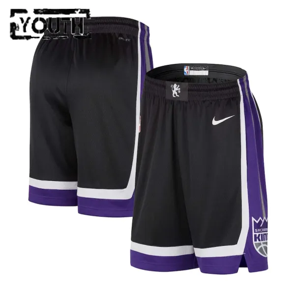 Nike Sacramento Kings Lasten Shortsit Icon Edition 2023-24 Swingman Musta Nike Sacramento Kings Lasten Shortsit Icon Edition 2023-24 Swingman Musta