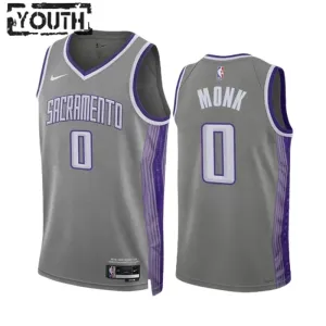 Nike Sacramento Kings Malik Monk 0 Lasten Pelipaita City Edition 2022-23 Swingman Harmaa Nike Sacramento Kings Malik Monk 0 Lasten Pelipaita City Edition 2022-23 Swingman Harmaa
