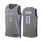 Nike Sacramento Kings Malik Monk 0 Miesten Pelipaita City Edition 2022-23 Swingman Harmaa