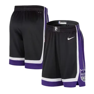 Nike Sacramento Kings Miesten Shortsit Icon Edition 2023-24 Swingman Musta