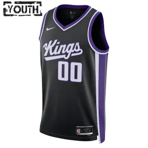 Nike Sacramento Kings Personoitava Lasten Pelipaita Icon Edition 2023-24 Swingman Musta