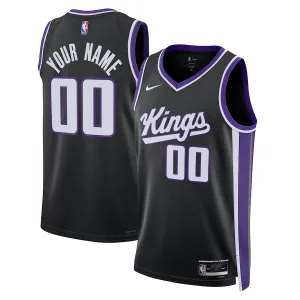 Nike Sacramento Kings Personoitava Miesten Pelipaita Icon Edition 2023-24 Swingman Musta