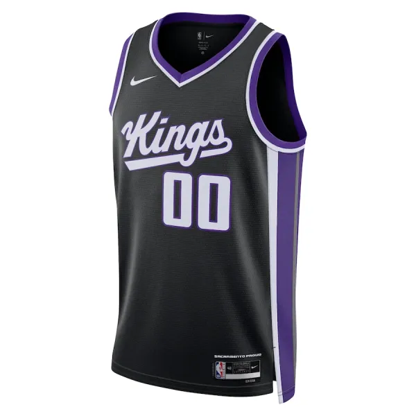 Nike Sacramento Kings Personoitava Miesten Pelipaita Icon Edition 2023-24 Swingman Musta