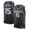 Sacramento Kings Jordan Davion Mitchell 15 Miesten Pelipaita Statement Edition Swingman Musta