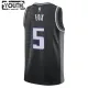 Sacramento Kings Jordan De Aaron Fox 5 Lasten Pelipaita Statement Edition Swingman Musta