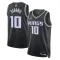 Sacramento Kings Jordan Domantas Sabonis 10 Miesten Pelipaita Statement Edition Swingman Musta