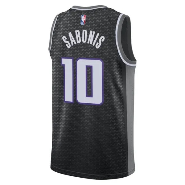 Sacramento Kings Jordan Domantas Sabonis 10 Miesten Pelipaita Statement Edition Swingman Musta
