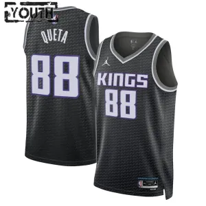Sacramento Kings Jordan Neemias Queta 88 Lasten Pelipaita Statement Edition Swingman Musta