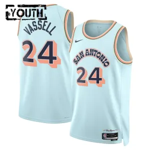 Nike San Antonio Spurs Devin Vassell Lasten Pelipaita City Edition 2024-25 Swingman Sininen Nike San Antonio Spurs Devin Vassell Lasten Pelipaita City Edition 2024-25 Swingman Sininen