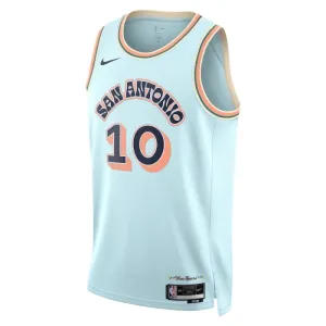 Nike San Antonio Spurs Jeremy Sochan Miesten Pelipaita City Edition 2024-25 Swingman Sininen