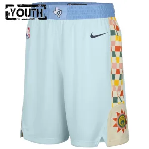 Nike San Antonio Spurs Lasten Shortsit City Edition 2024-25 Swingman