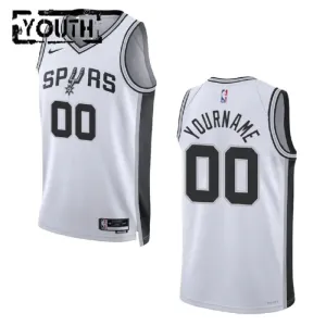 Nike San Antonio Spurs Personoitava Lasten Pelipaita Association Edition Swingman Valkoinen Nike San Antonio Spurs Personoitava Lasten Pelipaita Association Edition Swingman Valkoinen