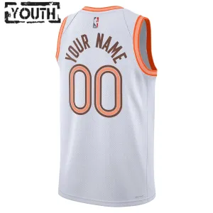 Nike San Antonio Spurs Personoitava Lasten Pelipaita City Edition 2023-24 Swingman Valkoinen