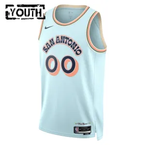 Nike San Antonio Spurs Personoitava Lasten Pelipaita City Edition 2024-25 Swingman Sininen