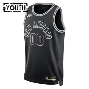 Nike San Antonio Spurs Personoitava Lasten Pelipaita Classic Edition 2022-23 Swingman Musta