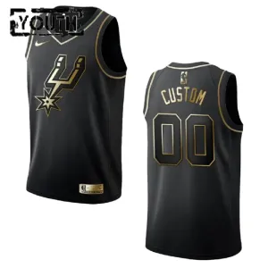 Nike San Antonio Spurs Personoitava Lasten Pelipaita Golden Edition Swingman Musta Nike San Antonio Spurs Personoitava Lasten Pelipaita Golden Edition Swingman Musta