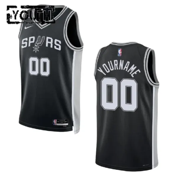 Nike San Antonio Spurs Personoitava Lasten Pelipaita Icon Edition Swingman Musta Nike San Antonio Spurs Personoitava Lasten Pelipaita Icon Edition Swingman Musta