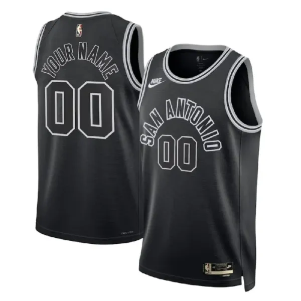 Nike San Antonio Spurs Personoitava Miesten Pelipaita Classic Edition 2022-23 Swingman Musta Nike San Antonio Spurs Personoitava Miesten Pelipaita Classic Edition 2022-23 Swingman Musta