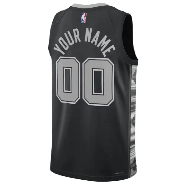 San Antonio Spurs Jordan Personoitava Miesten Pelipaita Statement Edition Swingman Musta