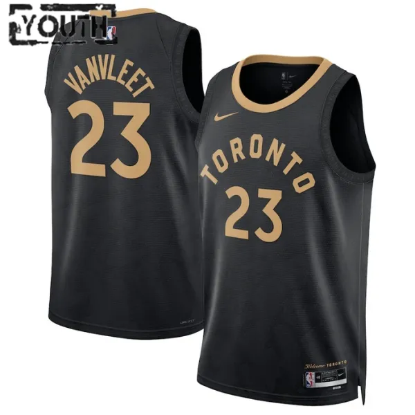 Nike Toronto Raptors Fred Vanvleet 23 Lasten Pelipaita City Edition 2022-23 Swingman Musta Nike Toronto Raptors Fred Vanvleet 23 Lasten Pelipaita City Edition 2022-23 Swingman Musta