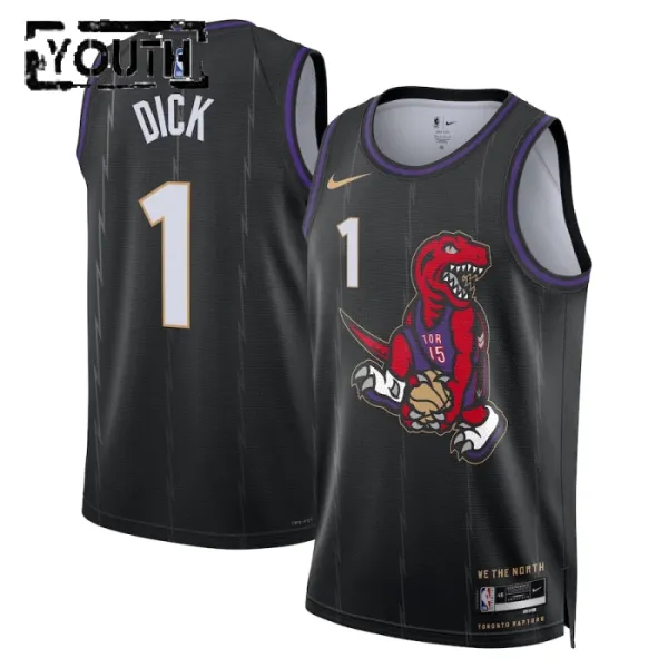 Nike Toronto Raptors Grady Dick Lasten Pelipaita City Edition 2024-25 Swingman Musta Nike Toronto Raptors Grady Dick Lasten Pelipaita City Edition 2024-25 Swingman Musta