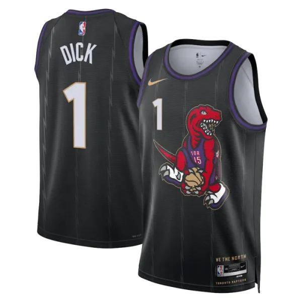 Nike Toronto Raptors Grady Dick Miesten Pelipaita City Edition 2024-25 Swingman Musta Nike Toronto Raptors Grady Dick Miesten Pelipaita City Edition 2024-25 Swingman Musta