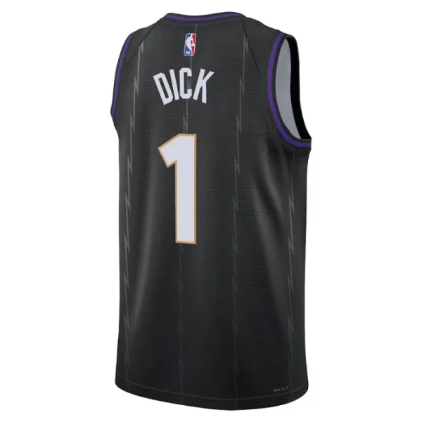 Nike Toronto Raptors Grady Dick Miesten Pelipaita City Edition 2024-25 Swingman Musta