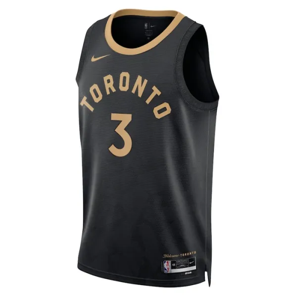 Nike Toronto Raptors OG Anunoby 3 Miesten Pelipaita City Edition 2022-23 Swingman Musta