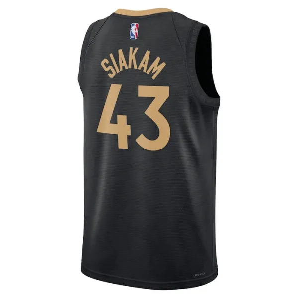 Nike Toronto Raptors Pascal Siakam 43 Miesten Pelipaita City Edition 2022-23 Swingman Musta