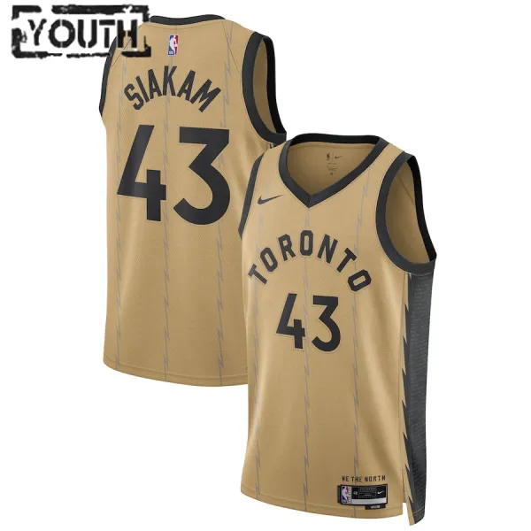 Nike Toronto Raptors Pascal Siakam Lasten Pelipaita City Edition 2023-24 Swingman Nike Toronto Raptors Pascal Siakam Lasten Pelipaita City Edition 2023-24 Swingman
