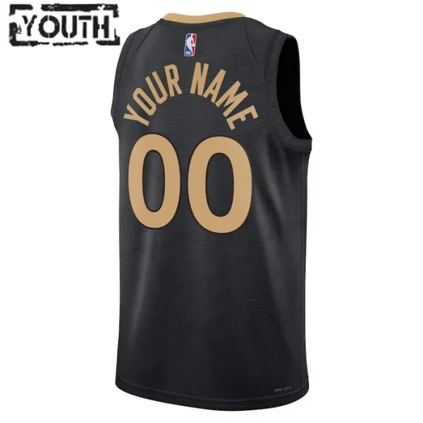 Nike Toronto Raptors Personoitava Lasten Pelipaita City Edition 2022-23 Swingman Musta