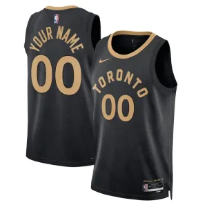 Nike Toronto Raptors Personoitava Miesten Pelipaita City Edition 2022-23 Swingman Musta