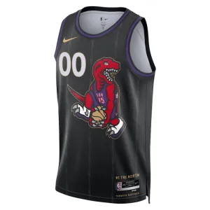 Nike Toronto Raptors Personoitava Miesten Pelipaita City Edition 2024-25 Swingman Musta