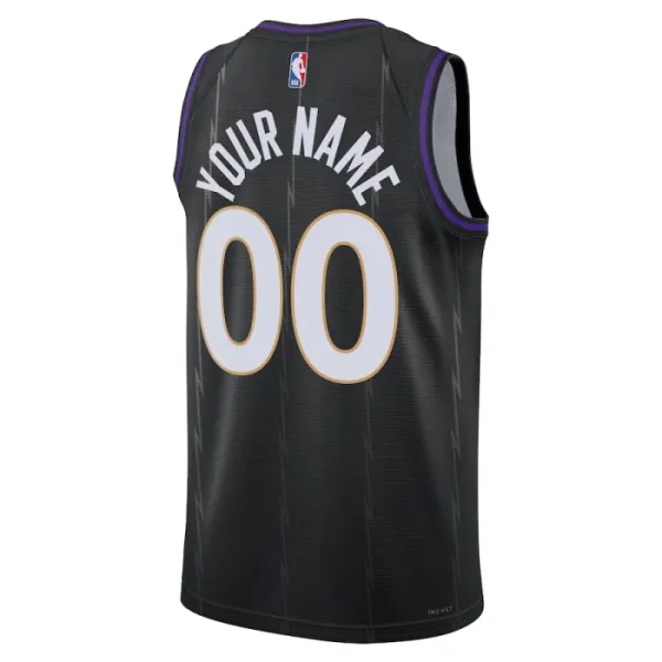 Nike Toronto Raptors Personoitava Miesten Pelipaita City Edition 2024-25 Swingman Musta