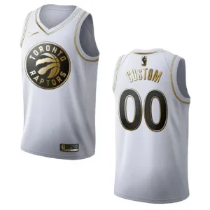 Nike Toronto Raptors Personoitava Miesten Pelipaita Golden Edition Swingman Valkoinen Nike Toronto Raptors Personoitava Miesten Pelipaita Golden Edition Swingman Valkoinen