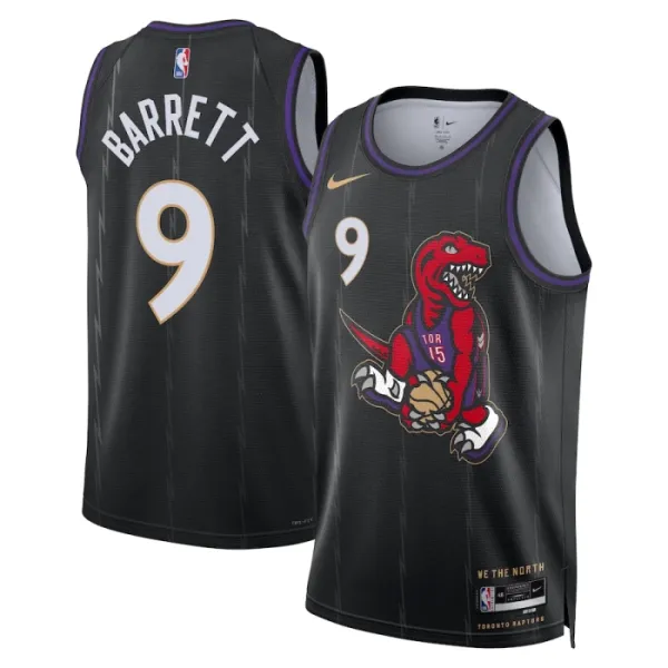 Nike Toronto Raptors RJ Barrett Miesten Pelipaita City Edition 2024-25 Swingman Musta Nike Toronto Raptors RJ Barrett Miesten Pelipaita City Edition 2024-25 Swingman Musta