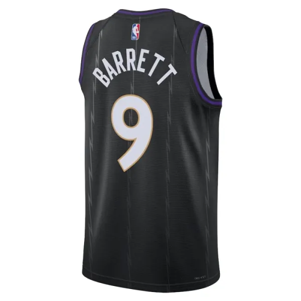 Nike Toronto Raptors RJ Barrett Miesten Pelipaita City Edition 2024-25 Swingman Musta