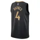 Nike Toronto Raptors Scottie Barnes 4 Miesten Pelipaita City Edition 2022-23 Swingman Musta