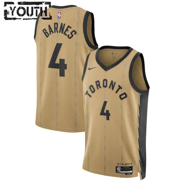 Nike Toronto Raptors Scottie Barnes Lasten Pelipaita City Edition 2023-24 Swingman Nike Toronto Raptors Scottie Barnes Lasten Pelipaita City Edition 2023-24 Swingman