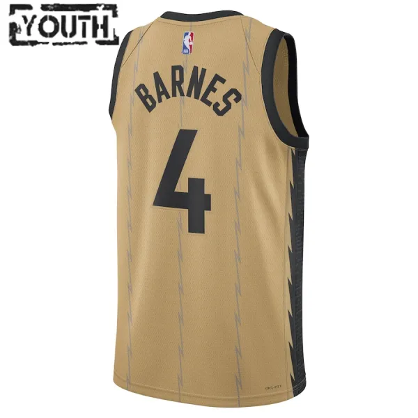 Nike Toronto Raptors Scottie Barnes Lasten Pelipaita City Edition 2023-24 Swingman