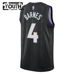 Nike Toronto Raptors Scottie Barnes Lasten Pelipaita City Edition 2024-25 Swingman Musta