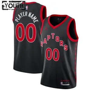 Toronto Raptors Jordan Personoitava Lasten Pelipaita Statement Edition Swingman Musta