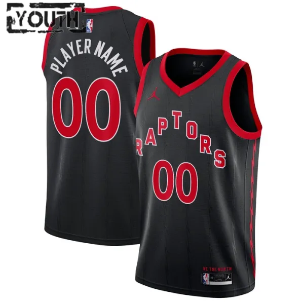 Toronto Raptors Jordan Personoitava Lasten Pelipaita Statement Edition Swingman Musta Toronto Raptors Jordan Personoitava Lasten Pelipaita Statement Edition Swingman Musta