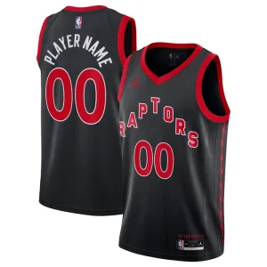 Toronto Raptors Jordan Personoitava Miesten Pelipaita Statement Edition Swingman Musta