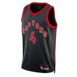 Toronto Raptors Jordan Scottie Barnes 4 Miesten Pelipaita Statement Edition Swingman Musta