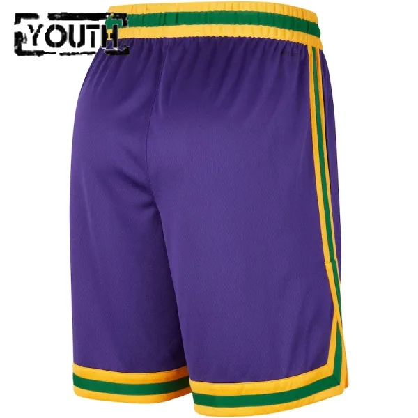 Nike Utah Jazz Edition Lasten Shortsit Hardwood Classics 2023-24 Swingman
