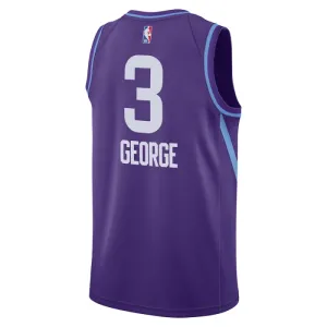 Nike Utah Jazz Keyonte George Miesten Pelipaita City Edition 2024-25 Swingman Violetti
