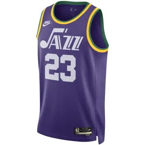 Nike Utah Jazz Lauri Markkanen Miesten Pelipaita Classic Edition 2023-24 Swingman Violetti